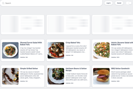 recipe finder screenshot